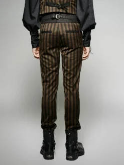 Pantalon Steampunk PUNK RAVE -DISCOBOLE Soldes 00570 1000