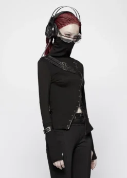 Pull Femme PUNK RAVE 'protect' -DISCOBOLE Soldes 1102836 900