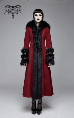 Long Manteau DEVIL FASHION 'blood Of Sirena'