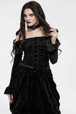 Haut PUNK RAVE 'black Empera' -DISCOBOLE Soldes 11103104 900