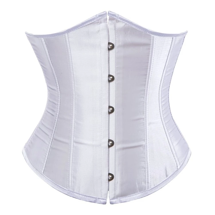 Serre-taille Gothique Blanc 3 Serre-taille Gothique Blanc