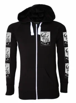 Veste Zippée Satanic 'death Tarot'