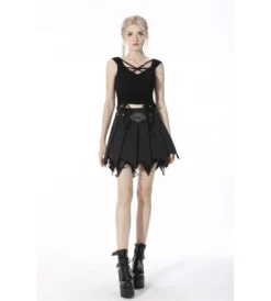 Mini Jupe DARK IN LOVE 'Aleyda' -DISCOBOLE Soldes 192 900