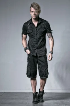 Chemise Gothique Homme PUNK RAVE 11 Chemise Gothique Homme PUNK RAVE -DISCOBOLE Soldes 1z3a7778