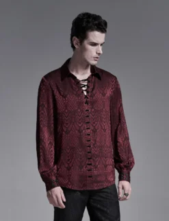 Chemise PUNK RAVE 'ebrimud' 10 Chemise PUNK RAVE 'ebrimud' -DISCOBOLE Soldes 2133324352280232525325918228232608039064202503580506304 900