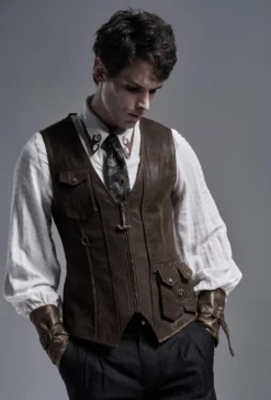 Gilet Steampunk PUNK RAVE 'archibald'