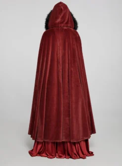 Longue Cape Femme PUNK RAVE 'lune Rousse' -DISCOBOLE Soldes 22 043351 900