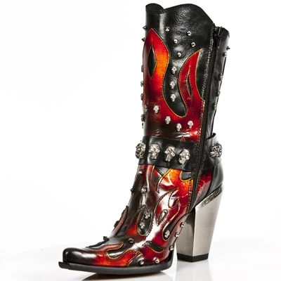 Santiags Cuir NEW ROCK M.7986-S1 5 Santiags Cuir NEW ROCK M.7986-S1 â Image 3