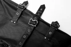 Pantalon Look Cuir PUNK RAVE 'darktas' -DISCOBOLE Soldes 2608039064202503580500085 1 900