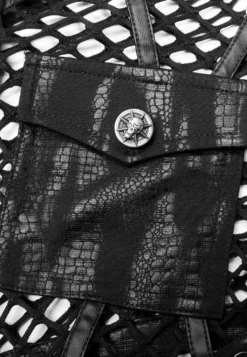 Veste Crop Top PUNK RAVE 'Geindra' -DISCOBOLE Soldes 2608039064202503580500582 900