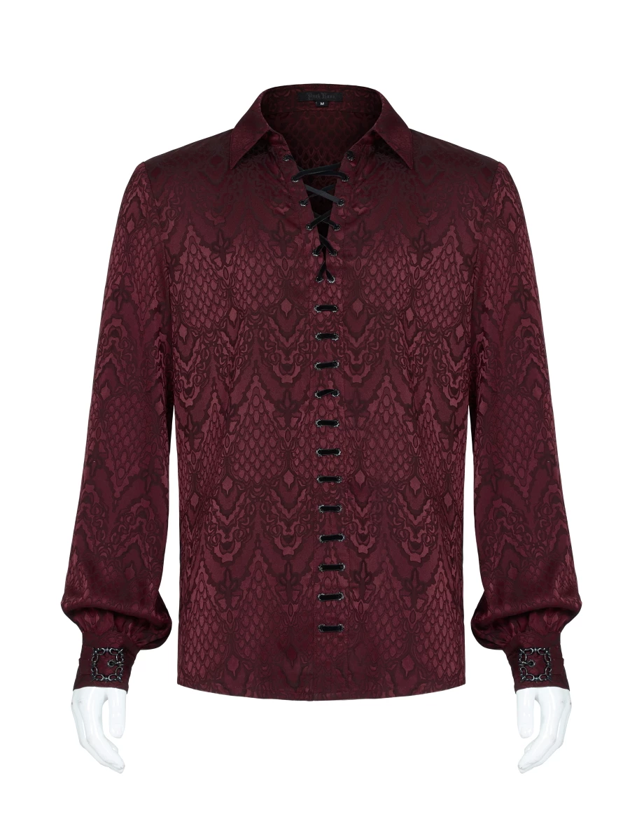 Chemise PUNK RAVE 'ebrimud' 4 Chemise PUNK RAVE 'ebrimud' â Image 2