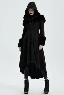 Long Manteau Punk Rave 'thalina' -DISCOBOLE Soldes 2608039064202503580503486 900