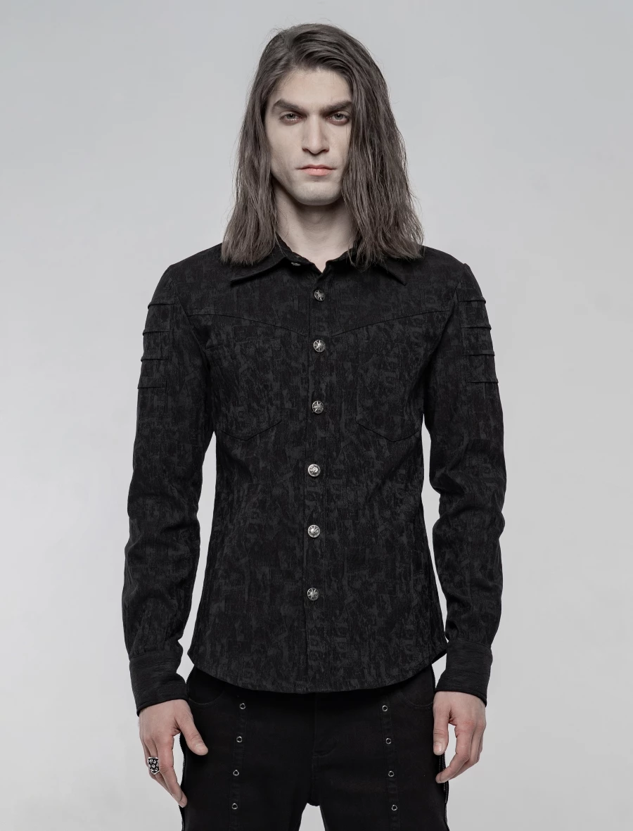 Chemise Homme PUNK RAVE 'alucard' 3 Chemise Homme PUNK RAVE 'alucard'