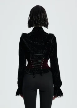 Serre-taille Romantique Bordeaux PUNK RAVE -DISCOBOLE Soldes 2608039064202503580503731 900