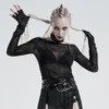 Haut Léger PUNK RAVE 'veuve Noire' -DISCOBOLE Soldes 2608039064202503580503758 900