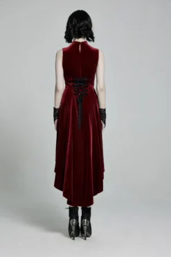 Robe PUNK RAVE 'Red Gotness' -DISCOBOLE Soldes 26080390642025035805041051 900