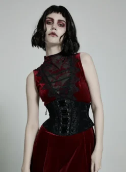 Serre-taille Romantique Noir PUNK RAVE