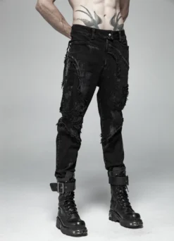 Pantalon PUNK RAVE 'destroy Man' -DISCOBOLE Soldes 2608039064202503580504973 900