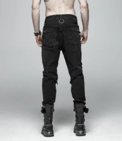 Pantalon PUNK RAVE 'destroy Man' -DISCOBOLE Soldes 2608039064202503580504974 900