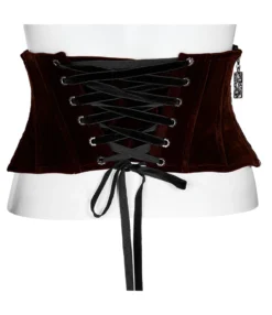 Serre-taille Romantique Bordeaux PUNK RAVE -DISCOBOLE Soldes 2608039064202503580505730 900