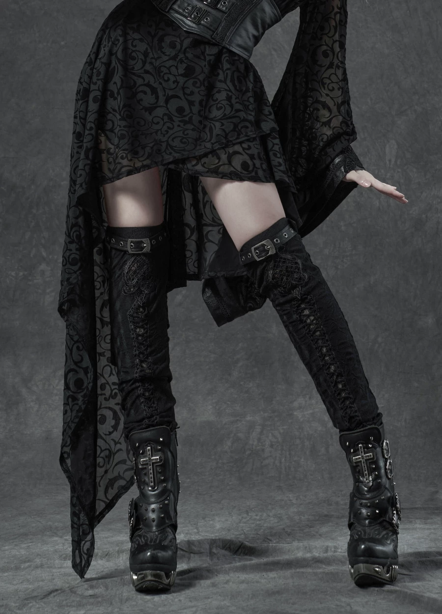 Guêtres Gothiques Victoriennes PUNK RAVE 4 Guêtres Gothiques Victoriennes PUNK RAVE – Image 2