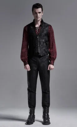 Gilet Gothique PUNK RAVE 'markara' -DISCOBOLE Soldes 2608039064202503580507393 900