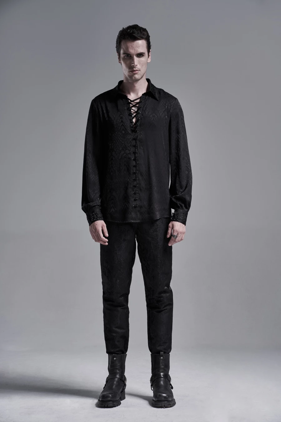 Chemise PUNK RAVE 'ebrimud Black' 7 Chemise PUNK RAVE 'ebrimud Black' â Image 5