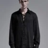 Chemise PUNK RAVE 'ebrimud Black' -DISCOBOLE Soldes 2608039064202503580507584 900