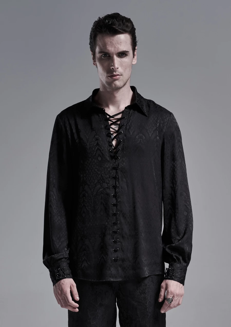 Chemise PUNK RAVE 'ebrimud Black' 3 Chemise PUNK RAVE 'ebrimud Black'
