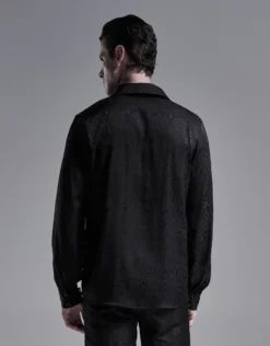 Chemise PUNK RAVE 'ebrimud Black' 9 Chemise PUNK RAVE 'ebrimud Black' -DISCOBOLE Soldes 2608039064202503580507587 900