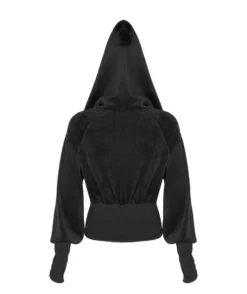 Veste Zippée PUNK RAVE 'lune Noire' -DISCOBOLE Soldes 2608039064202503580507922 900