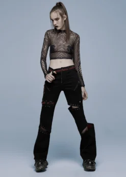 Pantalon Baggy PUNK RAVE 'Adallia' 13 Pantalon Baggy PUNK RAVE 'Adallia' -DISCOBOLE Soldes 2608039064202503580514231 900