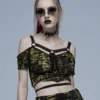 Crop Top PUNK RAVE 'yellowbreeze' -DISCOBOLE Soldes 260803906420250358051502712 900