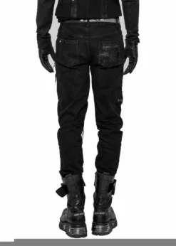 Pantalon Homme PUNK RAVE 'black Storm' -DISCOBOLE Soldes 2608039064202503580522754 900