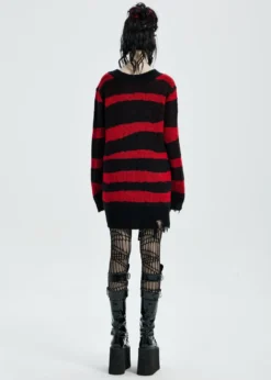 Pull Oversize PUNK RAVE 'red Moon' -DISCOBOLE Soldes 32972652922608039064202503580502693 900