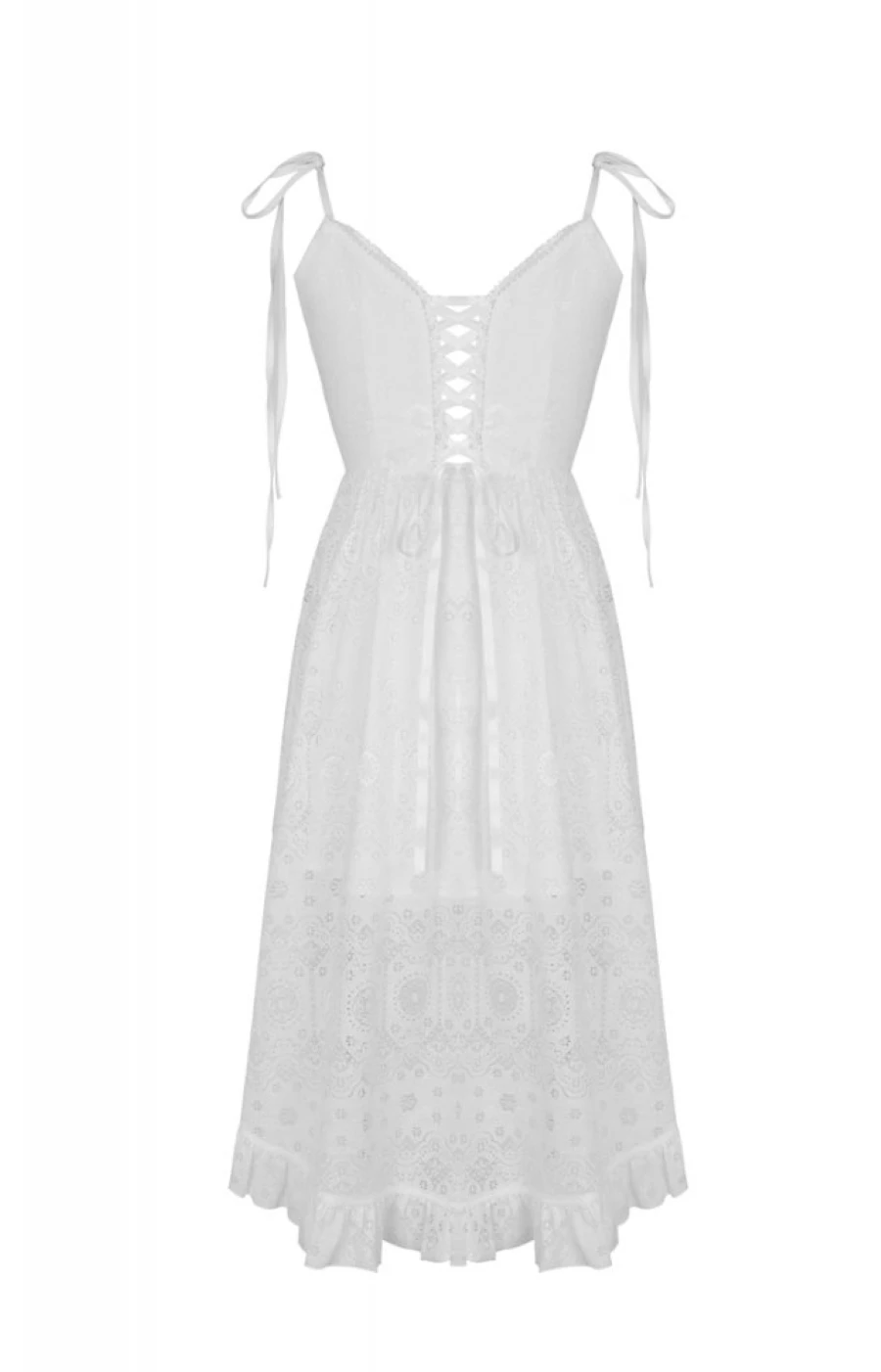 Robe Gothique Blanche DARK IN LOVE 'Aeriel' 8 Robe Gothique Blanche DARK IN LOVE 'Aeriel' â Image 6