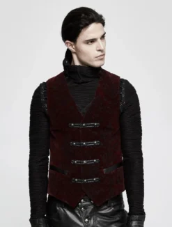 Gilet Gothique Sans Manches PUNK RAVE -DISCOBOLE Soldes 526376300072716903627 900