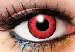 Lentilles Gothiques 90 Jours INNOVISION 'red Electro'