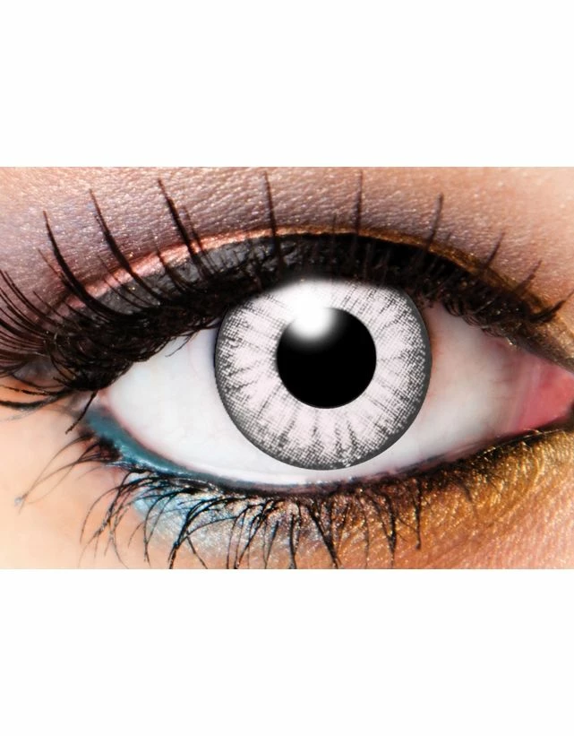 Lentilles Gothiques 90 Jours INNOVISION 'electro White' 3 Lentilles Gothiques 90 Jours INNOVISION 'electro White'