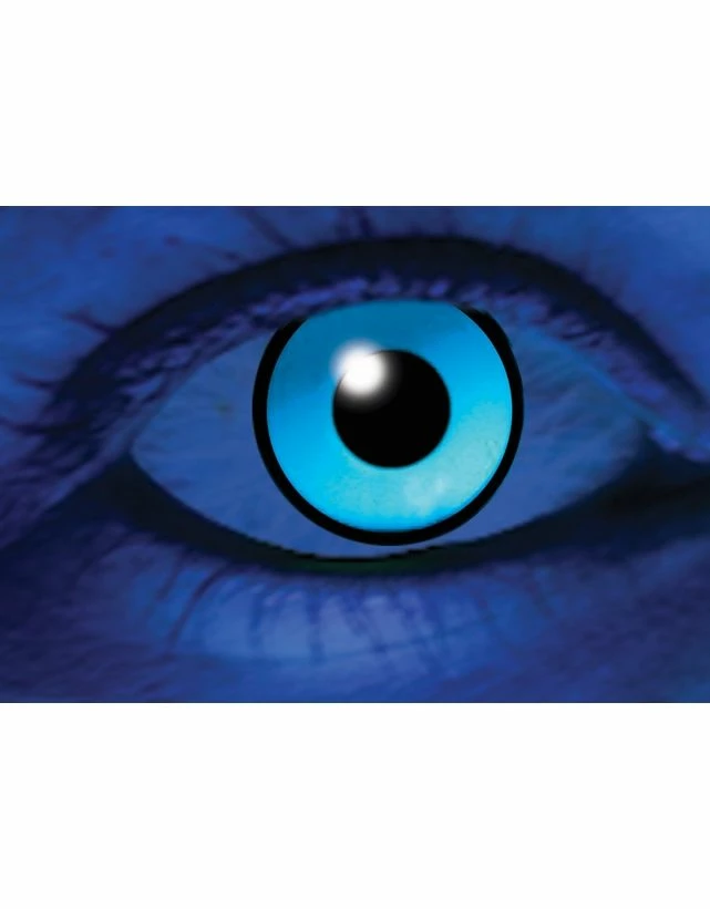 Lentilles Gothiques 1 Jour UV Blue 3 Lentilles Gothiques 1 Jour UV Blue