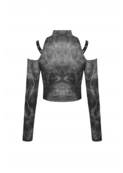 Crop Top DARK IN LOVE 'skull' -DISCOBOLE Soldes 664x1000111 900