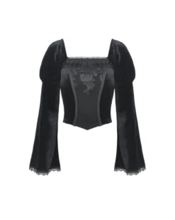 Haut Gothique Victorien DARK IN LOVE 'dark Hope' -DISCOBOLE Soldes 664x100015 900