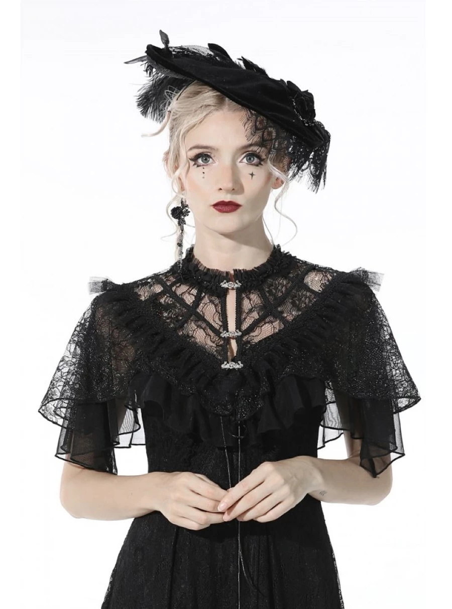 Mini Cape Dentelle DARK IN LOVE 4 Mini Cape Dentelle DARK IN LOVE â Image 2