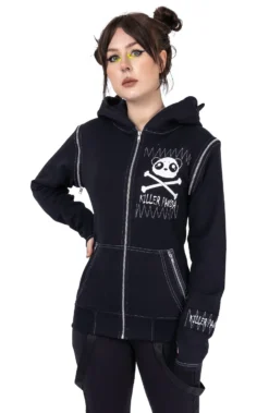 Veste Emo Zippée KILLER PANDA -DISCOBOLE Soldes 7287373758509 4 d1ab3957 3f49 4f03 ab45 7e0b46256489 900