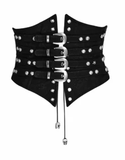 Serre-taille Gothique Noir Tenebra