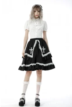 Chemisier Blanc DARK IN LOVE -DISCOBOLE Soldes 7c8a07baf209007e7820f99a970f34b6image666x1000 900