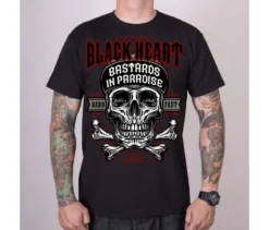 T-shirt Homme BLACK HEART 'Bastards In Paradise'