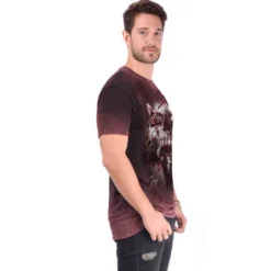 T-shirt ALCHEMY ENGLAND 'pentafixion' -DISCOBOLE Soldes aea man t shirt pentafixion retro stone wine2 900