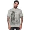 T-shirt ALCHEMY ENGLAND 'stone Reaper' 1 T-shirt ALCHEMY ENGLAND 'stone Reaper' -DISCOBOLE Soldes aea man t shirt stone reaper oil dye bright grey 900