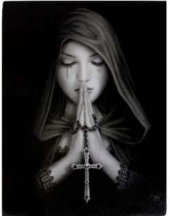 Carte Postale 3D Anne STOKES 'Gothic Prayer'